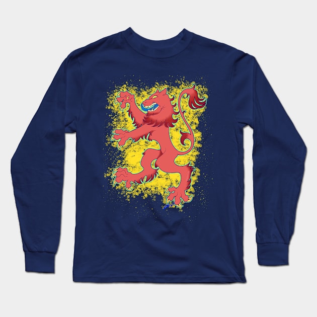 Rampant in Bravery Long Sleeve T-Shirt by Signalsgirl2112